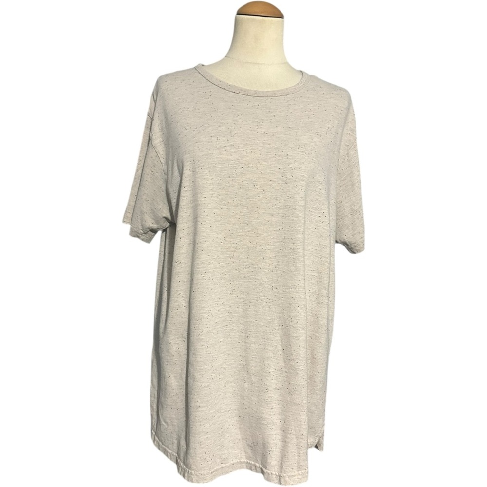 VSOP Speckled Short Sleeve Tee Mens Beige Size XL